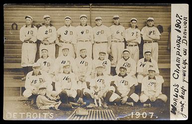 PC 1907 Real Photo Detroit Tigers